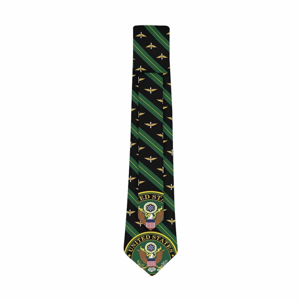 US Army Aviation Classic Necktie (Two Sides)-Necktie-Army-Branch-Veterans Nation