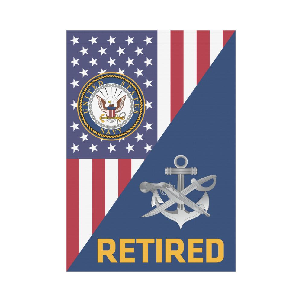 US Navy Special Warfare Boat Operator Navy SB Retired House Flag 28 inches x 40 inches Twin-Side Printing-HouseFlag-Navy-Rate-Veterans Nation