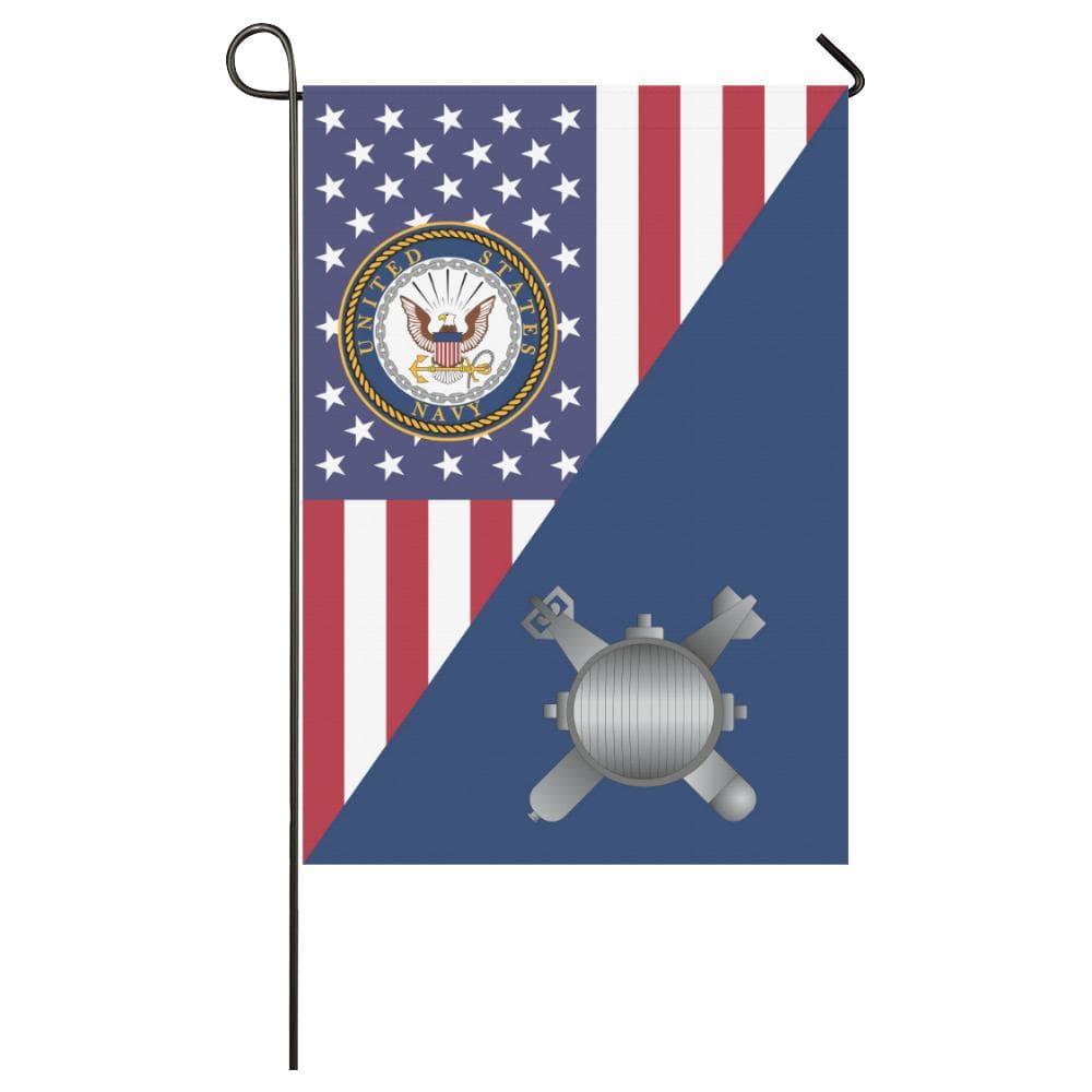US Navy Explosive Ordnance Disposal Navy EOD House Flag 28 inches x 40 inches Twin-Side Printing-HouseFlag-Navy-Rate-Veterans Nation