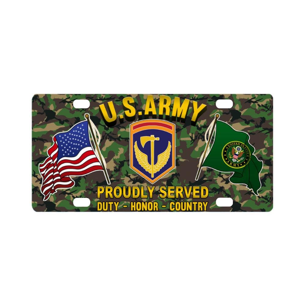 US ARMY 42ND REGIONAL SUPPORT GROUP- Classic License Plate-LicensePlate-Army-CSIB-Veterans Nation