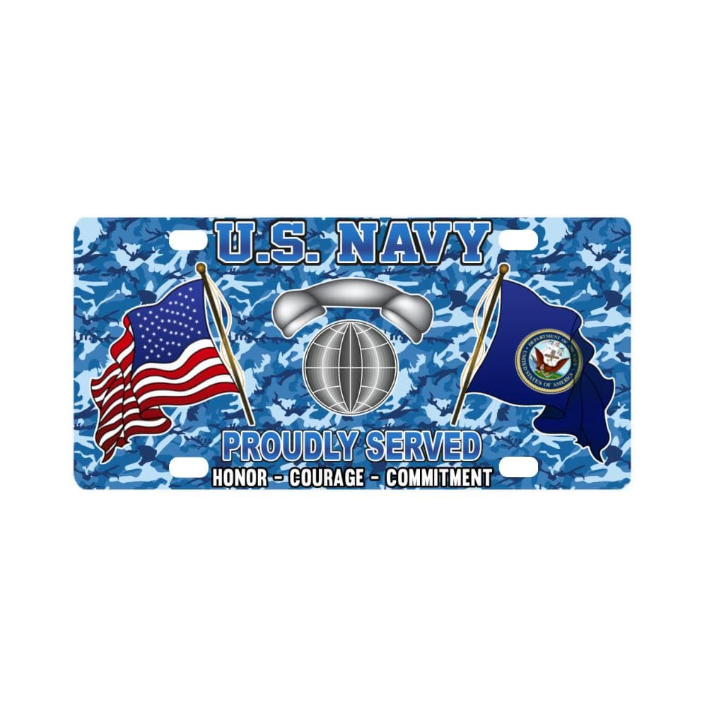U.S Navy Interior Communications Electrician Navy IC - Classic License Plate-LicensePlate-Navy-Rate-Veterans Nation