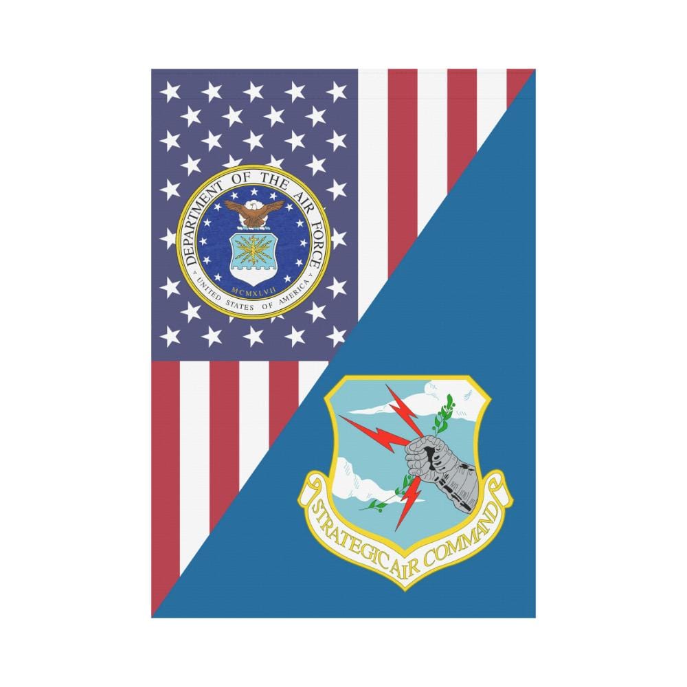 US Air Force Strategic Air Command House Flag 28 inches x 40 inches Twin-Side Printing-HouseFlag-USAF-Shield-Veterans Nation