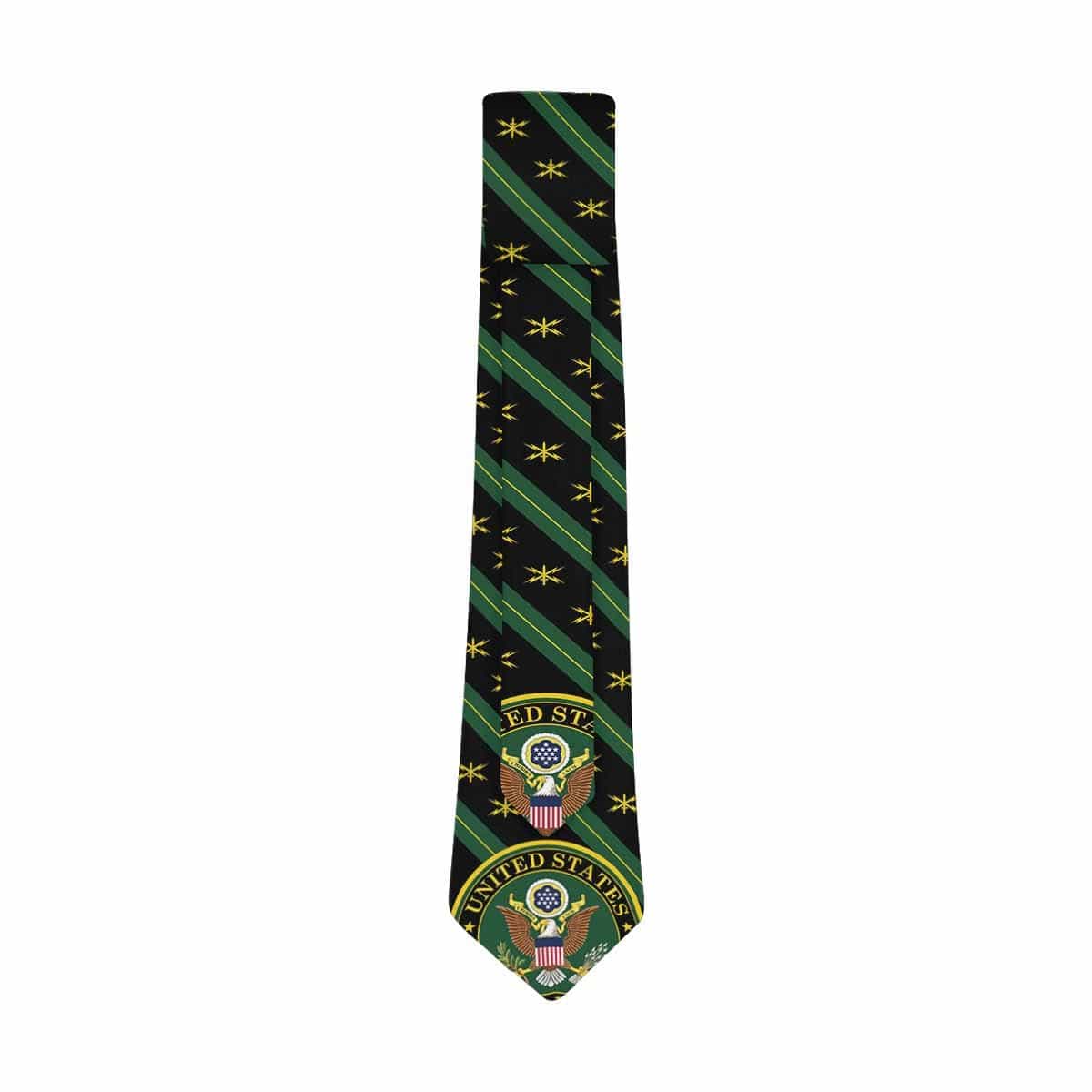 US Army Cyber Corps Classic Necktie (Two Sides)-Necktie-Army-Branch-Veterans Nation