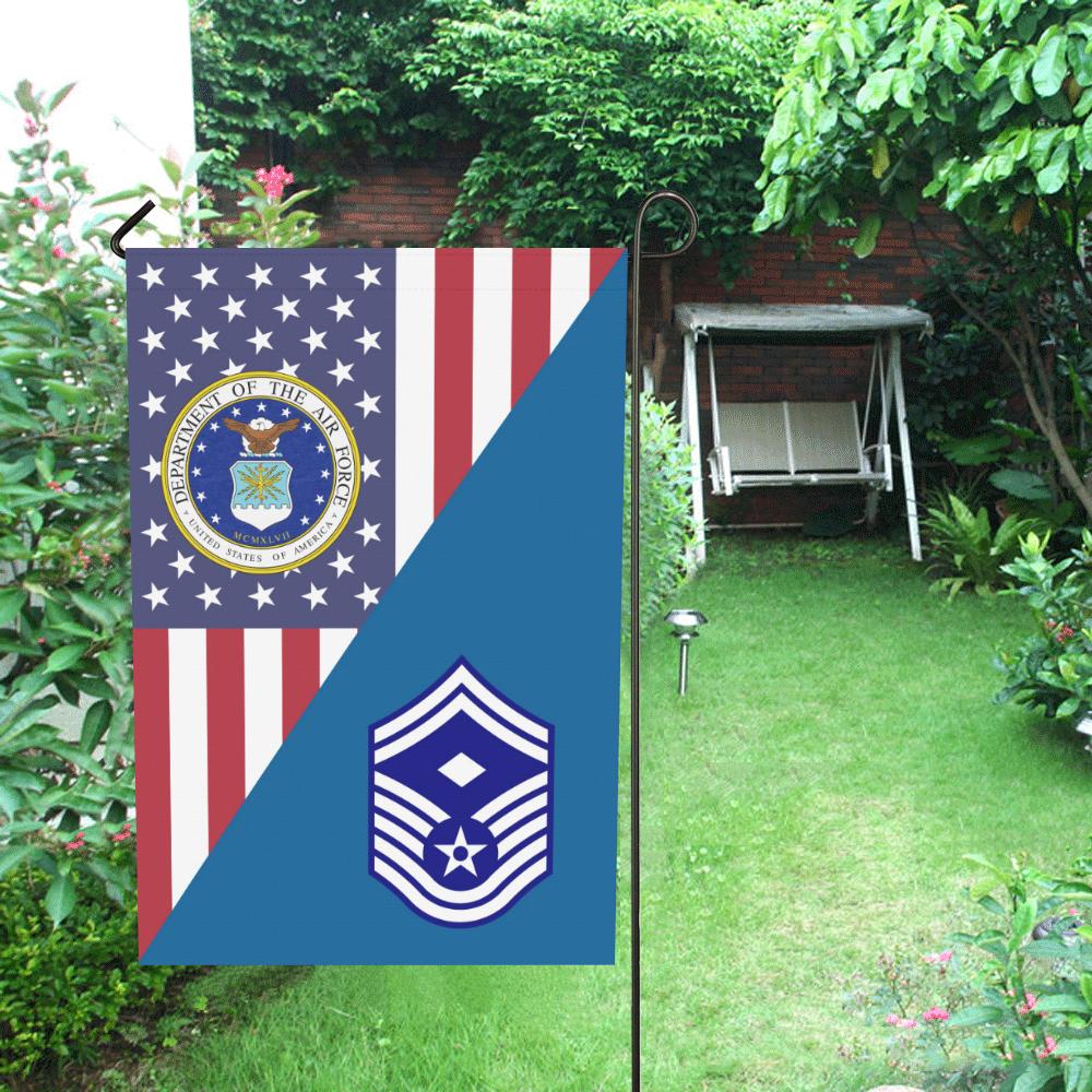 US Air Force E-8 First sergeant House Flag 28 inches x 40 inches Twin-Side Printing-HouseFlag-USAF-Ranks-Veterans Nation