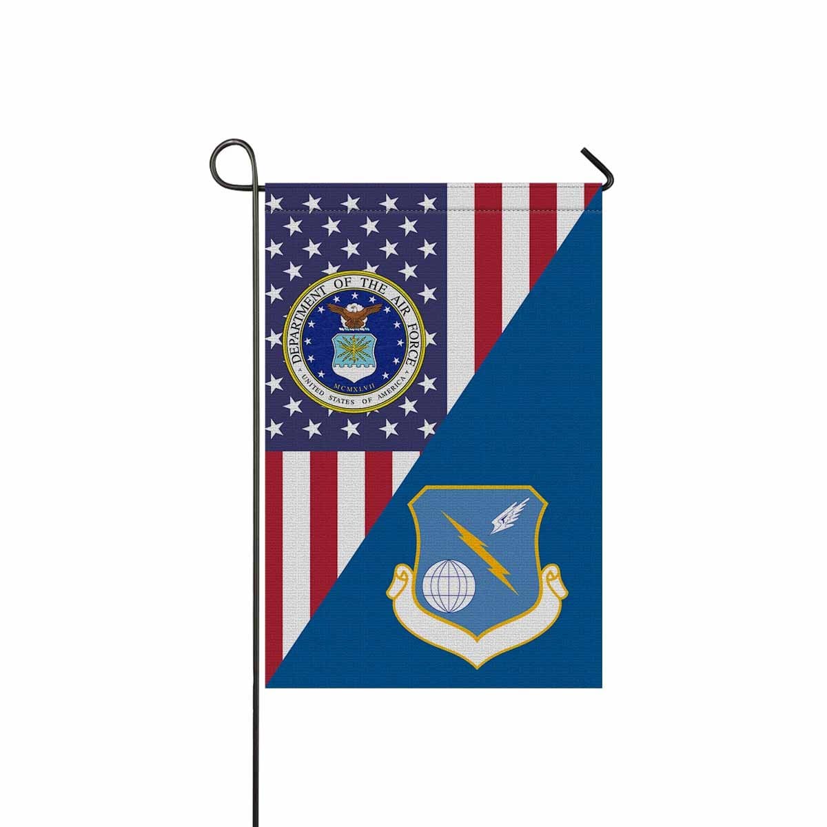 US Air Force 840th Air Division Garden Flag/Yard Flag 12 inches x 18 inches Twin-Side Printing-GDFlag-USAF-AirDivision-Veterans Nation