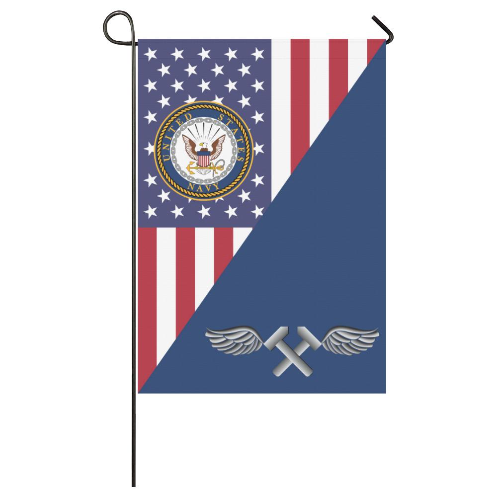 US Navy Aviation Structural Mechanic Navy AM House Flag 28 inches x 40 inches Twin-Side Printing-HouseFlag-Navy-Rate-Veterans Nation