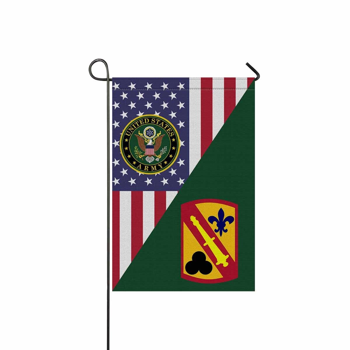 US ARMY 42 FIELD ARTILLERY BRIGADE Garden Flag/Yard Flag 12 inches x 18 inches Twin-Side Printing-GDFlag-Army-CSIB-Veterans Nation