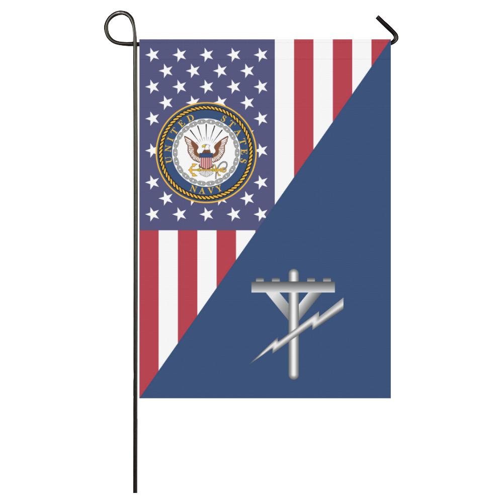 US Navy Construction Electrician Navy CE House Flag 28 inches x 40 inches Twin-Side Printing-HouseFlag-Navy-Rate-Veterans Nation