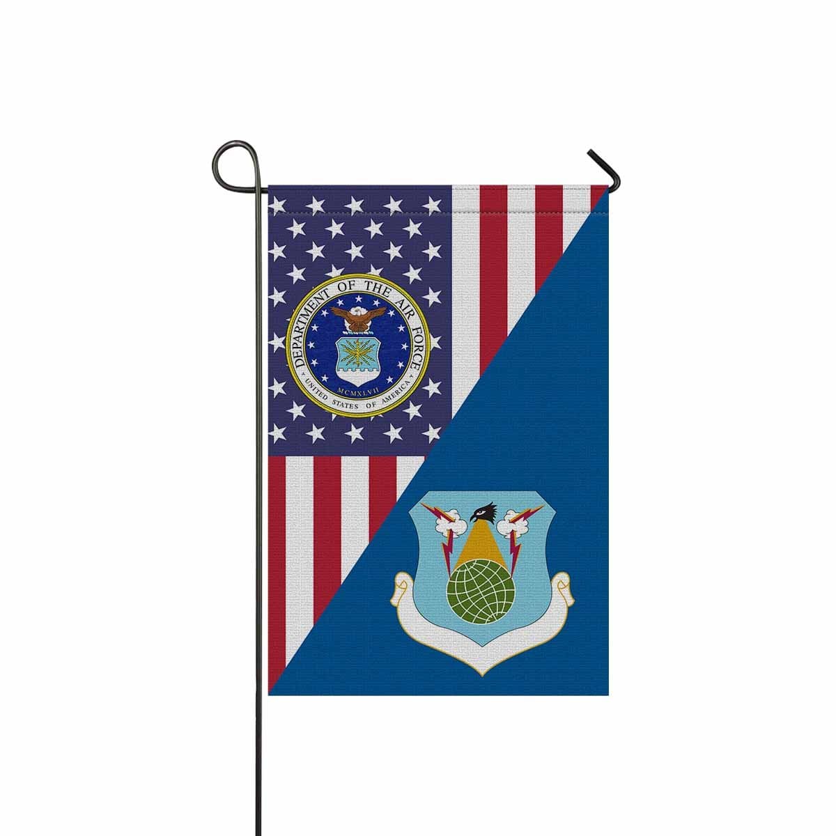 US Air Force 825th Strategic Aerospace Division Garden Flag/Yard Flag 12 inches x 18 inches Twin-Side Printing-GDFlag-USAF-AirDivision-Veterans Nation