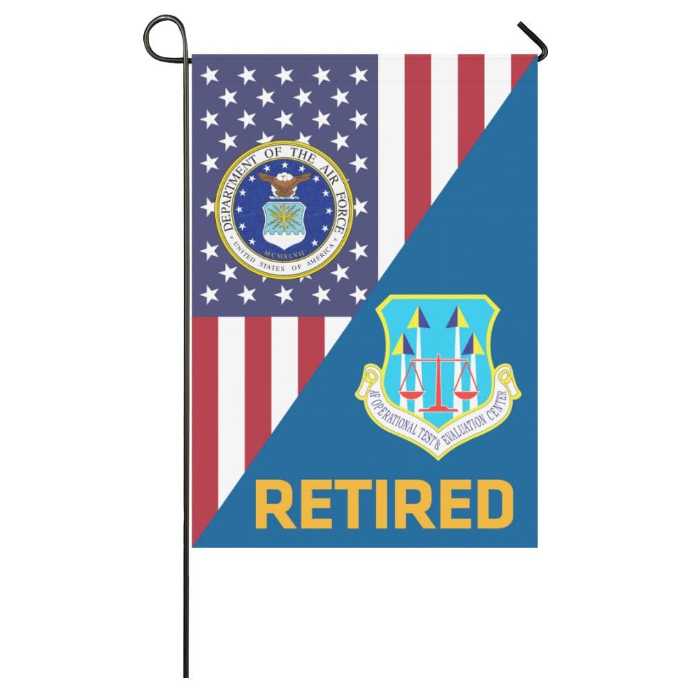 US Air Force Operational Test and Evaluation Center Retired House Flag 28 inches x 40 inches Twin-Side Printing-HouseFlag-USAF-Shield-Veterans Nation