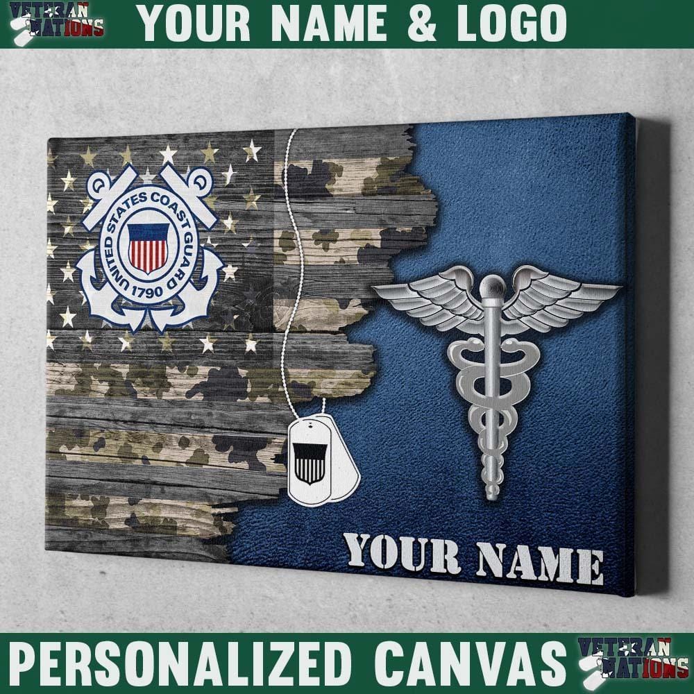 Reserved for Military Rank and Name Personalized a Camo Victoria