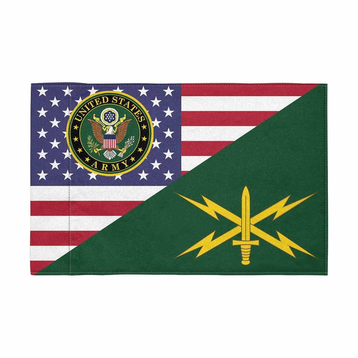 US Army Cyber Corps Motorcycle Flag 9" x 6" Twin-Side Printing D01-Garden Flag-Veterans Nation