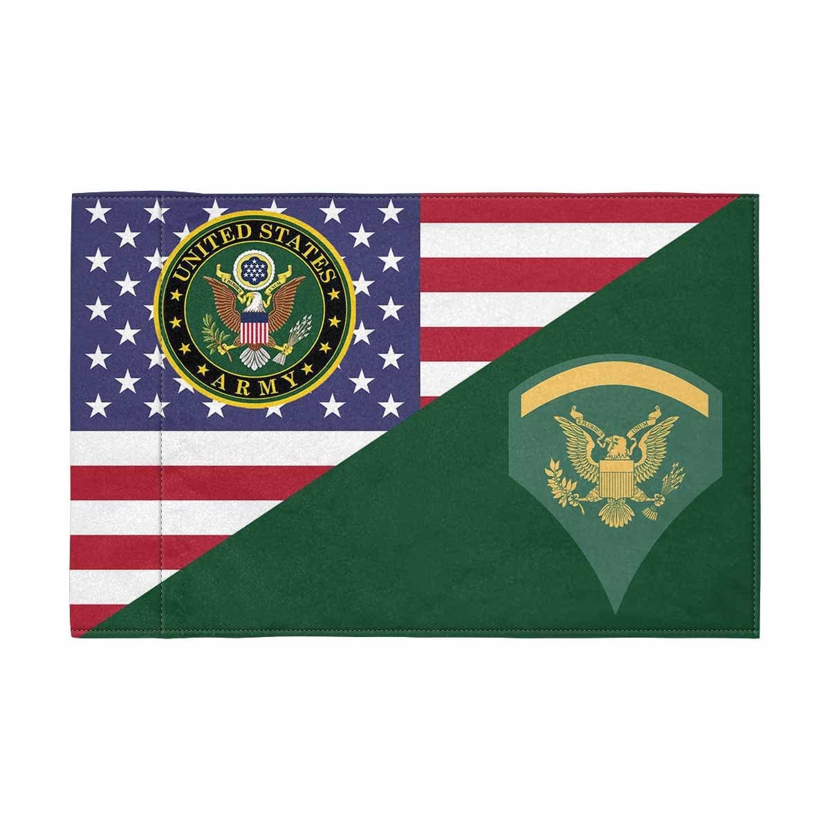 US Army E-5 SPC Motorcycle Flag 9" x 6" Twin-Side Printing D01-Garden Flag-Veterans Nation