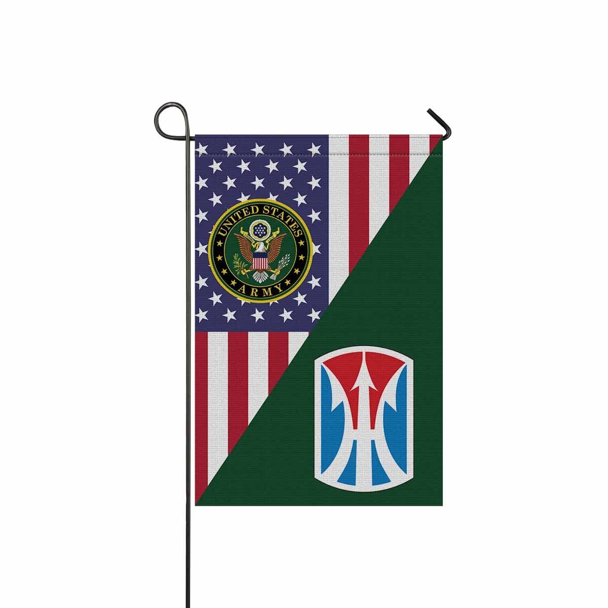 US ARMY 11TH INFANTRY BRIGADE Garden Flag/Yard Flag 12 inches x 18 inches Twin-Side Printing-GDFlag-Army-CSIB-Veterans Nation