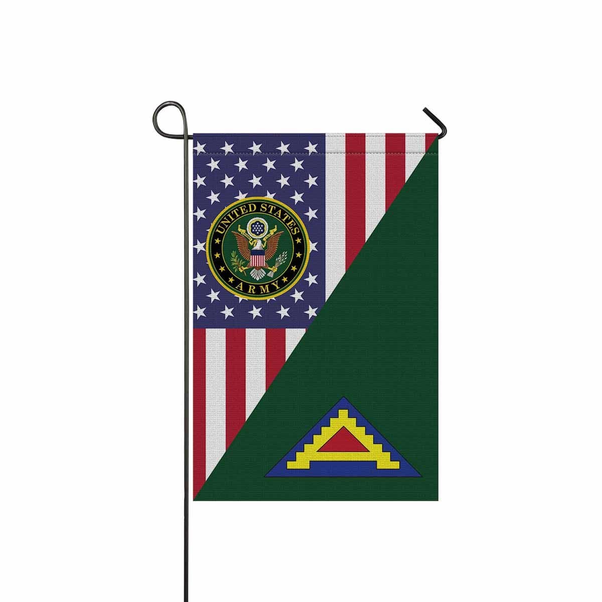 US ARMY 7TH ARMY Garden Flag/Yard Flag 12 inches x 18 inches Twin-Side Printing-GDFlag-Army-CSIB-Veterans Nation