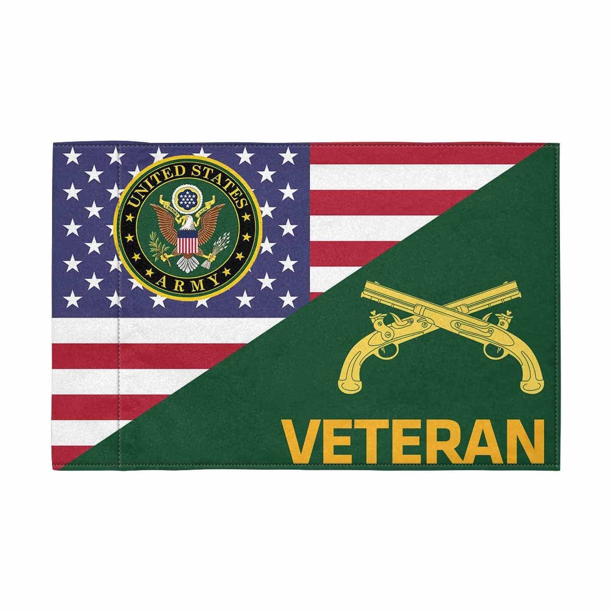 US Army Military Police Corps Veteran Motorcycle Flag 9" x 6" Twin-Side Printing D01-MotorcycleFlag-Army-Veterans Nation