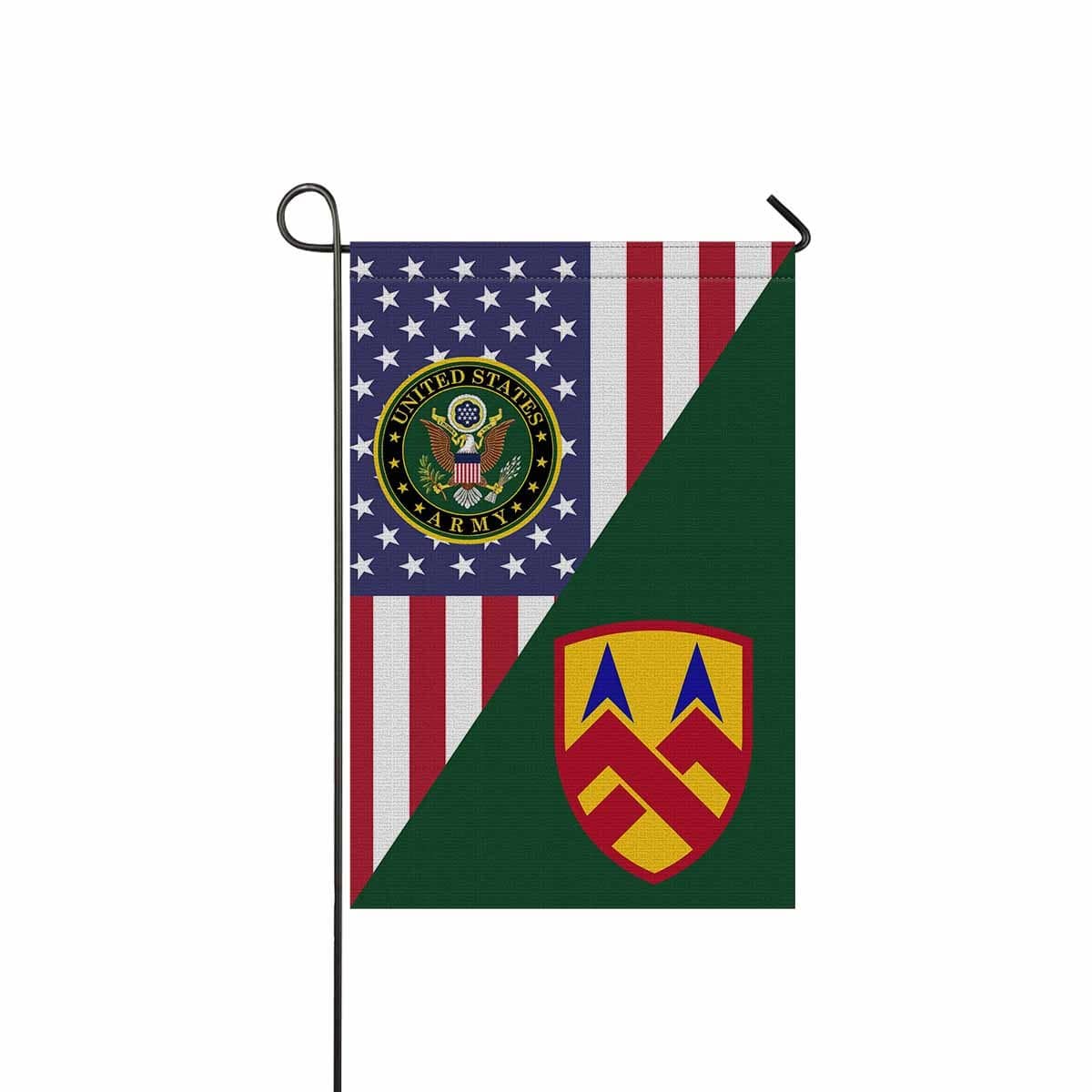 US ARMY 377TH THEATER SUSTAINMENT COMMAND Garden Flag/Yard Flag 12 inches x 18 inches Twin-Side Printing-GDFlag-Army-CSIB-Veterans Nation