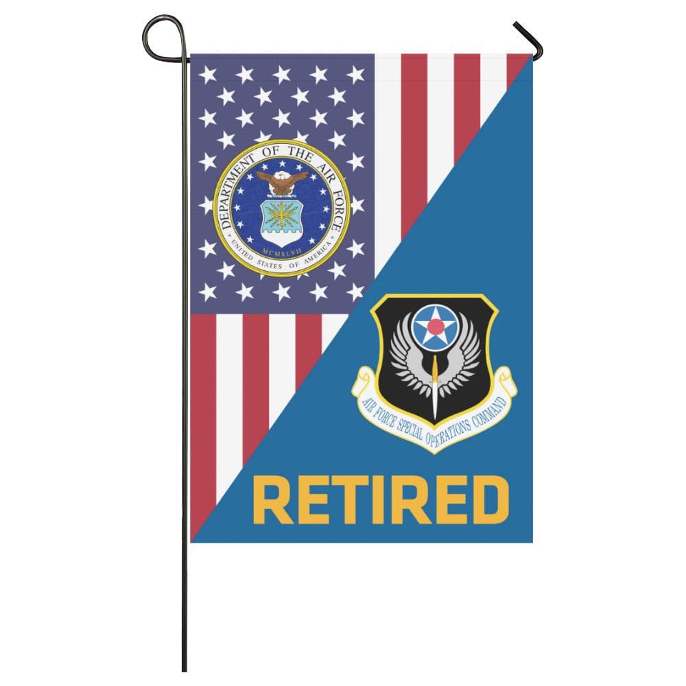 US Air Force Special Operations Command Retired House Flag 28 inches x 40 inches Twin-Side Printing-HouseFlag-USAF-Shield-Veterans Nation