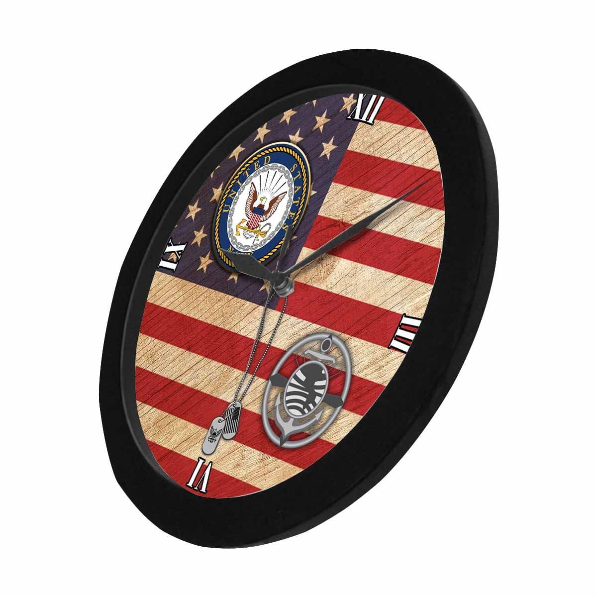 US Navy Religious Program Specialist Navy RP Wall Clock-WallClocks-Navy-Rate-Veterans Nation