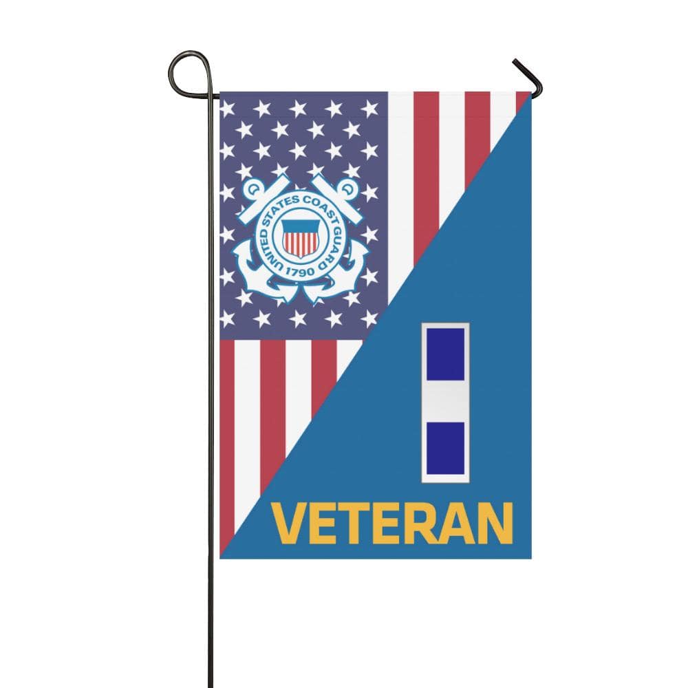 US Coast Guard W-3 Chief Warrant Officer 3 W3 CWO-3 Veteran Garden Flag/Yard Flag 12 inches x 18 inches-GDFlag-USCG-Officer-Veterans Nation