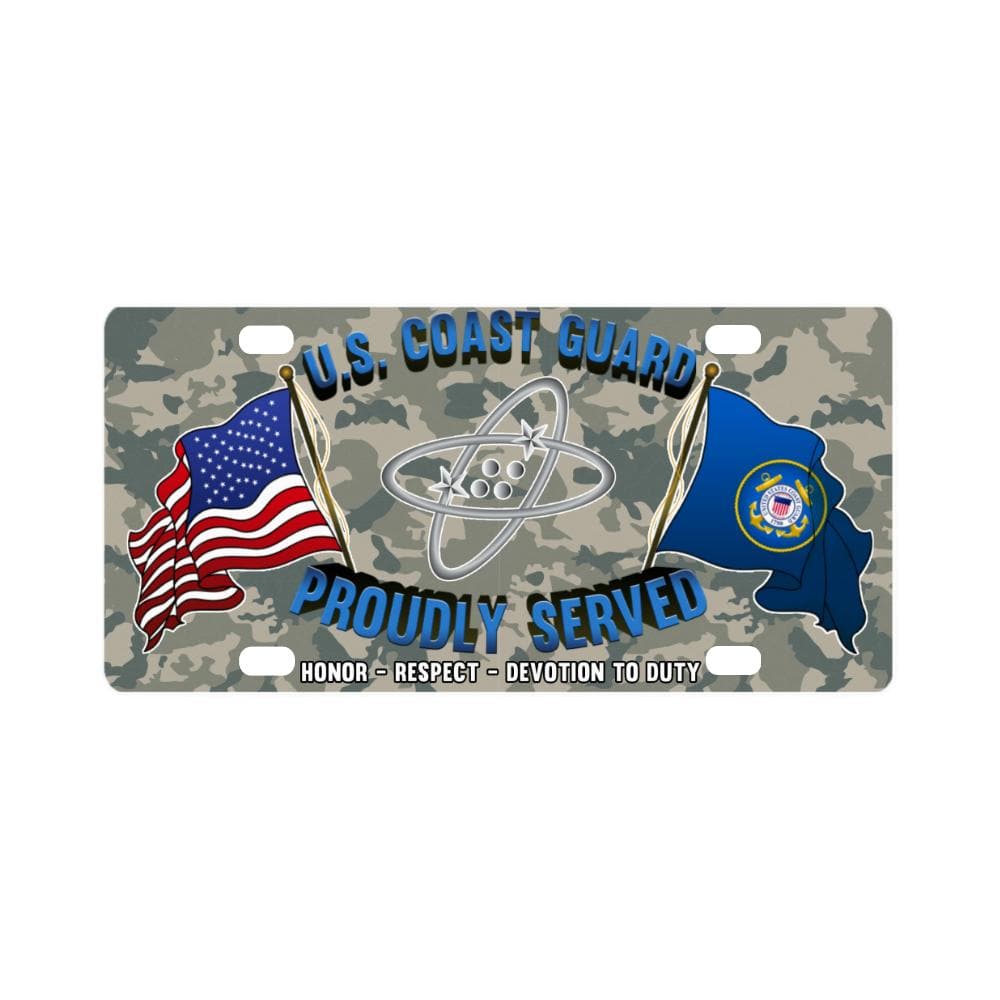 US Coast Guard Electronics Technician ET Logo- Classic License Plate-LicensePlate-USCG-Rate-Veterans Nation