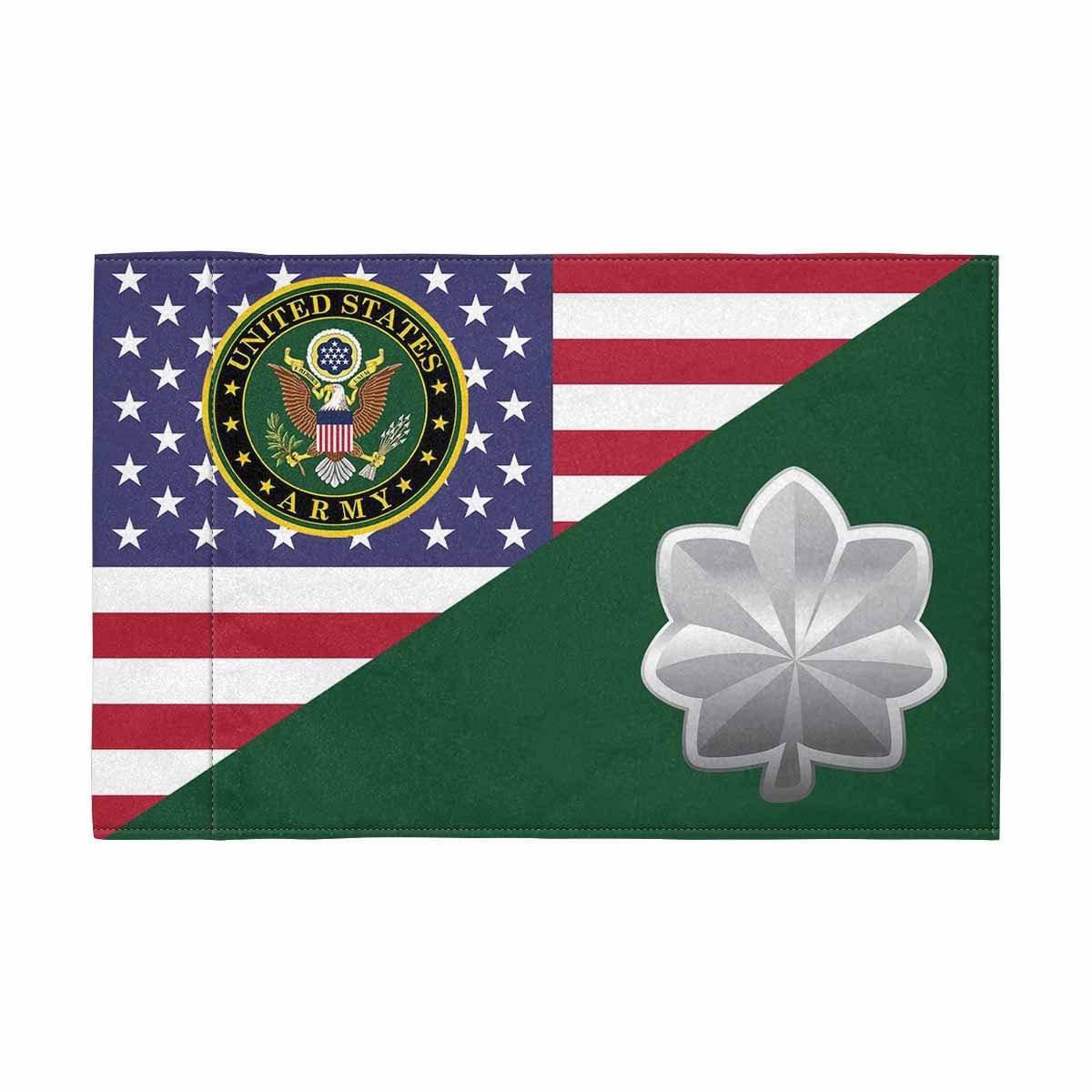 US Army O-5 Motorcycle Flag 9" x 6" Twin-Side Printing D01-Garden Flag-Veterans Nation