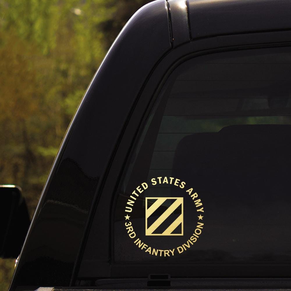 US Army Bronze Star Recipient - Special Forces Airborne - Security Agency - 3rd Infantry Division Clear Stickers-Decal-Army-CSIB-Veterans Nation