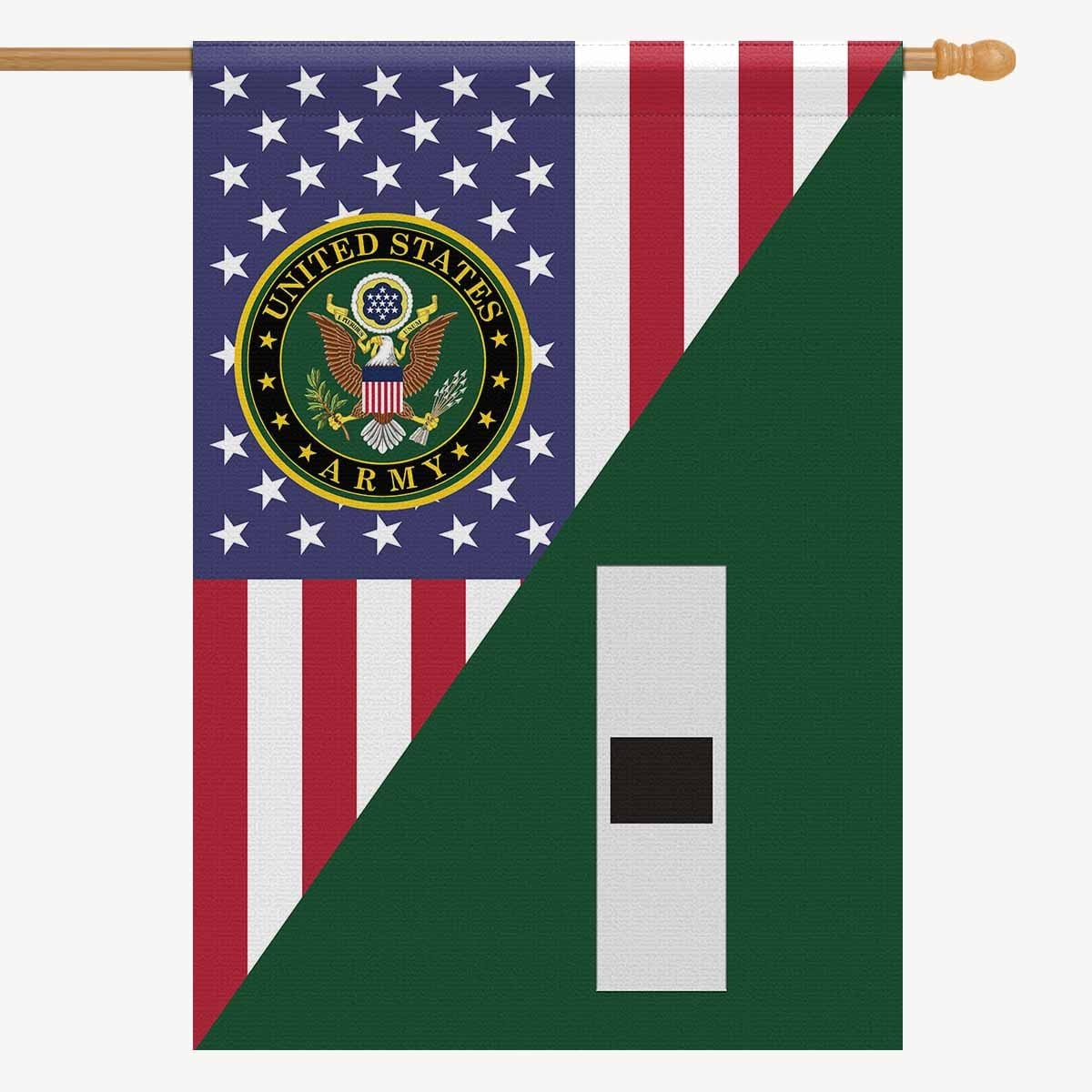 US Army W-1 Warrant Officer 1 House Flag 28 Inch x 40 Inch 2-Side Printing-HouseFlag-Army-Ranks-Veterans Nation