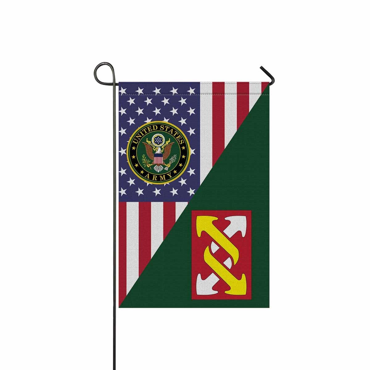 US ARMY 143RD SUSTAINMENT BRIGADE Garden Flag/Yard Flag 12 inches x 18 inches Twin-Side Printing-GDFlag-Army-CSIB-Veterans Nation
