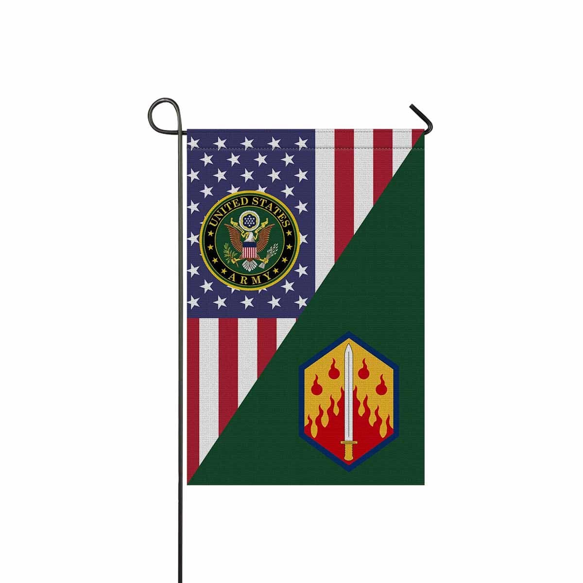 US ARMY 48TH CHEMICAL BRIGADE Garden Flag/Yard Flag 12 inches x 18 inches Twin-Side Printing-GDFlag-Army-CSIB-Veterans Nation