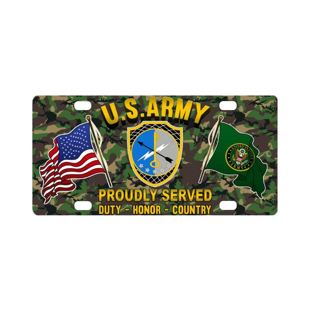 US ARMY 780TH MILITARY INTELLIGENCE BRIGADE- Classic License Plate-LicensePlate-Army-CSIB-Veterans Nation