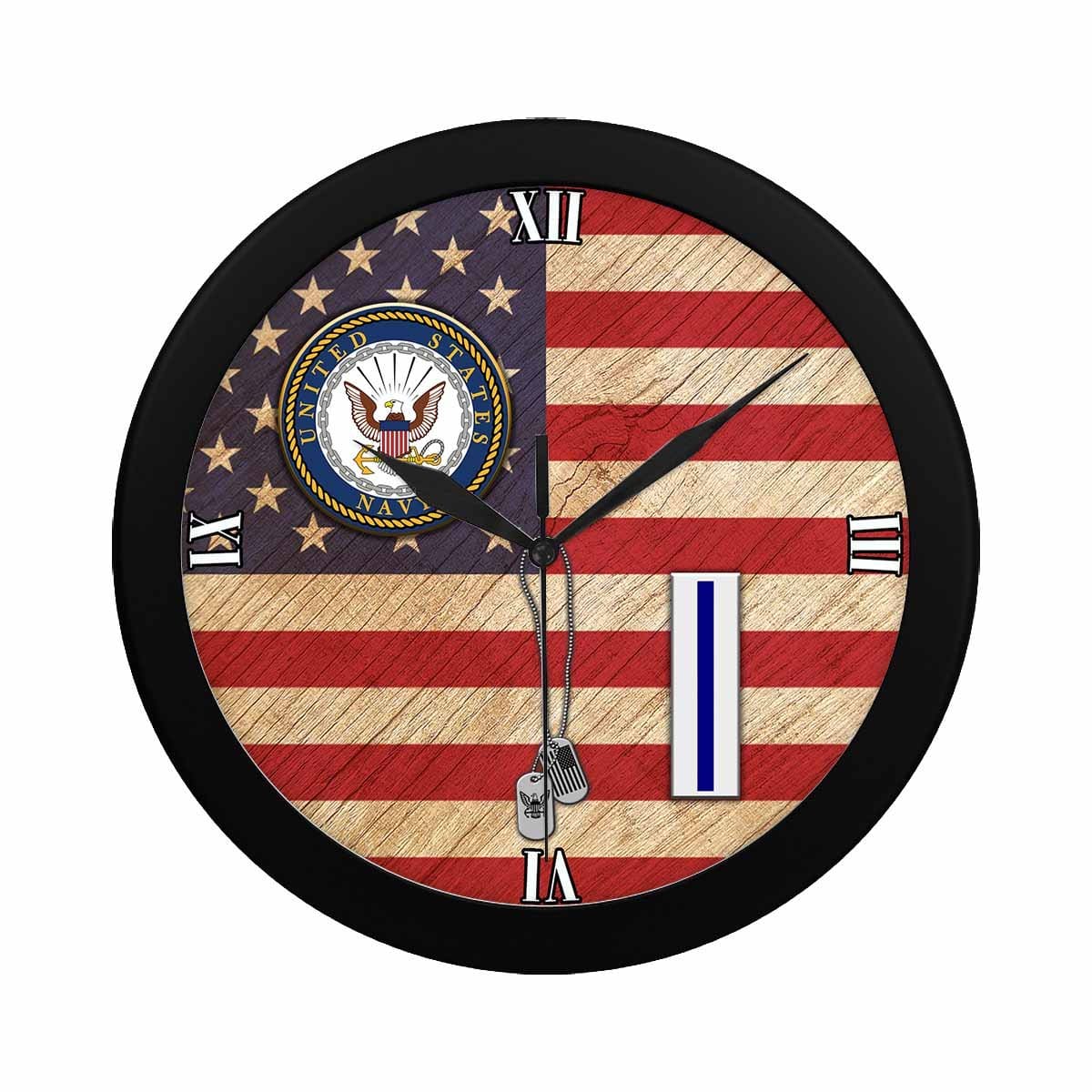 US Navy W-5 Chief Warrant Officer 5 W5 CW5 Warrant Officer Ranks Wall Clock-WallClocks-Navy-Officer-Veterans Nation