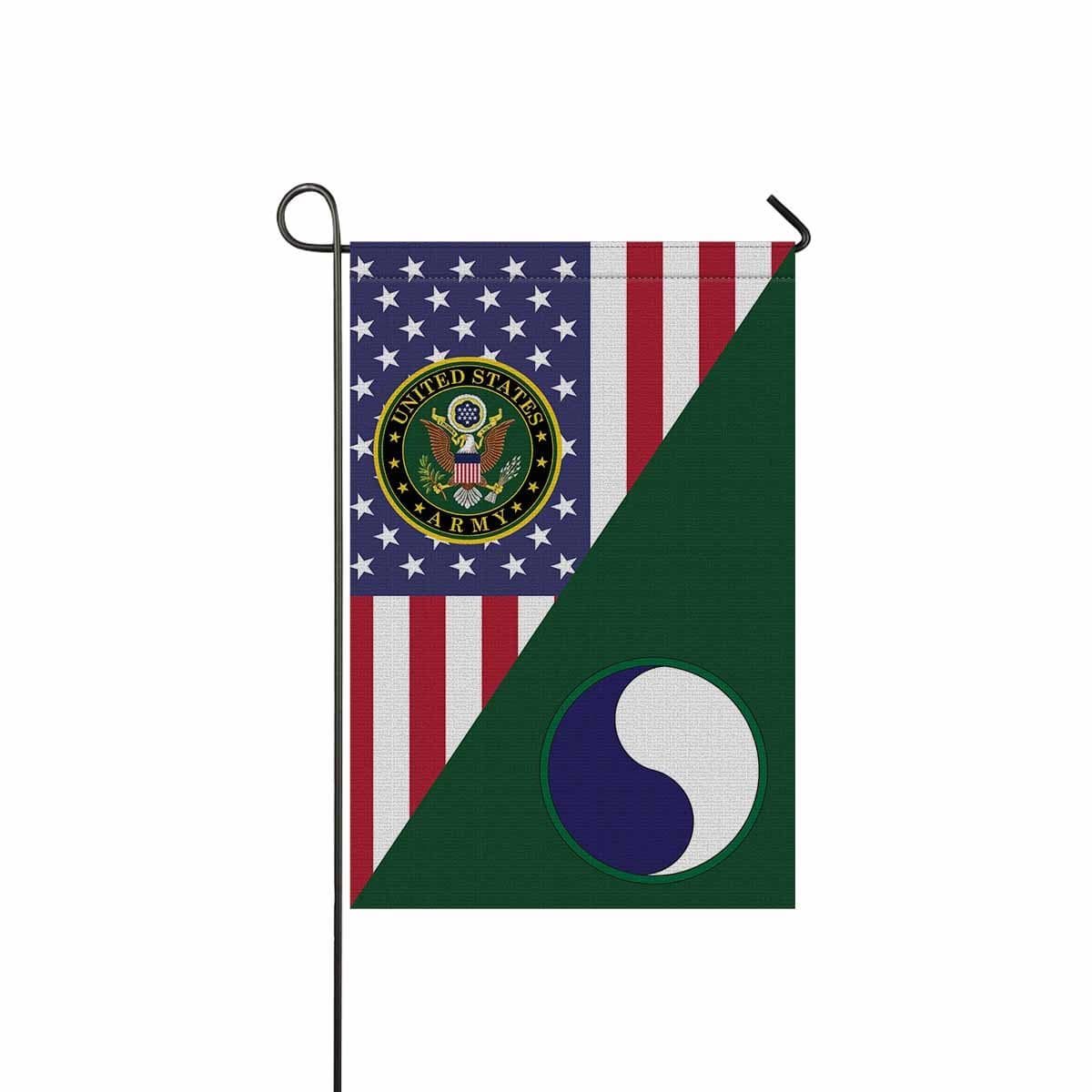 US ARMY 29TH INFANTRY DIVISION CSIB Garden Flag/Yard Flag 12 inches x 18 inches Twin-Side Printing-GDFlag-Army-CSIB-Veterans Nation