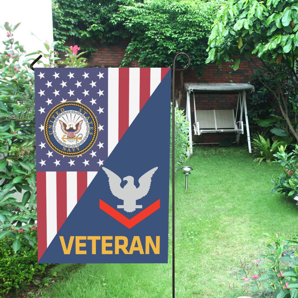 US Navy E-4 Petty Officer Third Class E4 PO3 Collar Device Veteran House Flag 28 inches x 40 inches Twin-Side Printing-HouseFlag-Navy-Collar-Veterans Nation