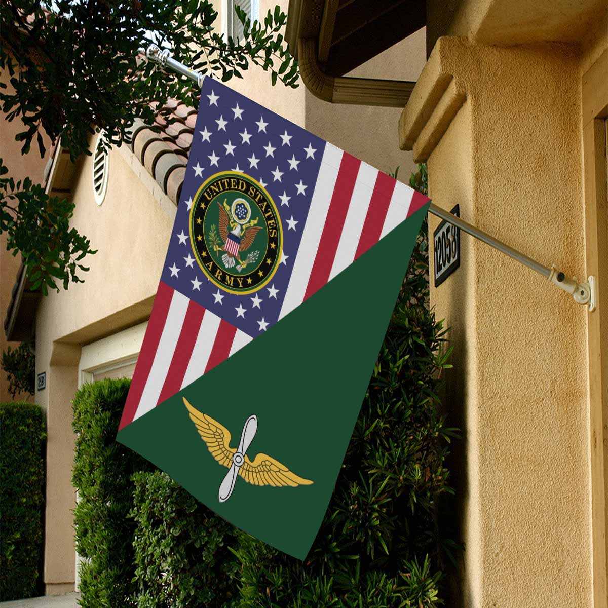 US Army Aviation House Flag 28 Inch x 40 Inch Twin-Side Printing-HouseFlag-Army-Branch-Veterans Nation