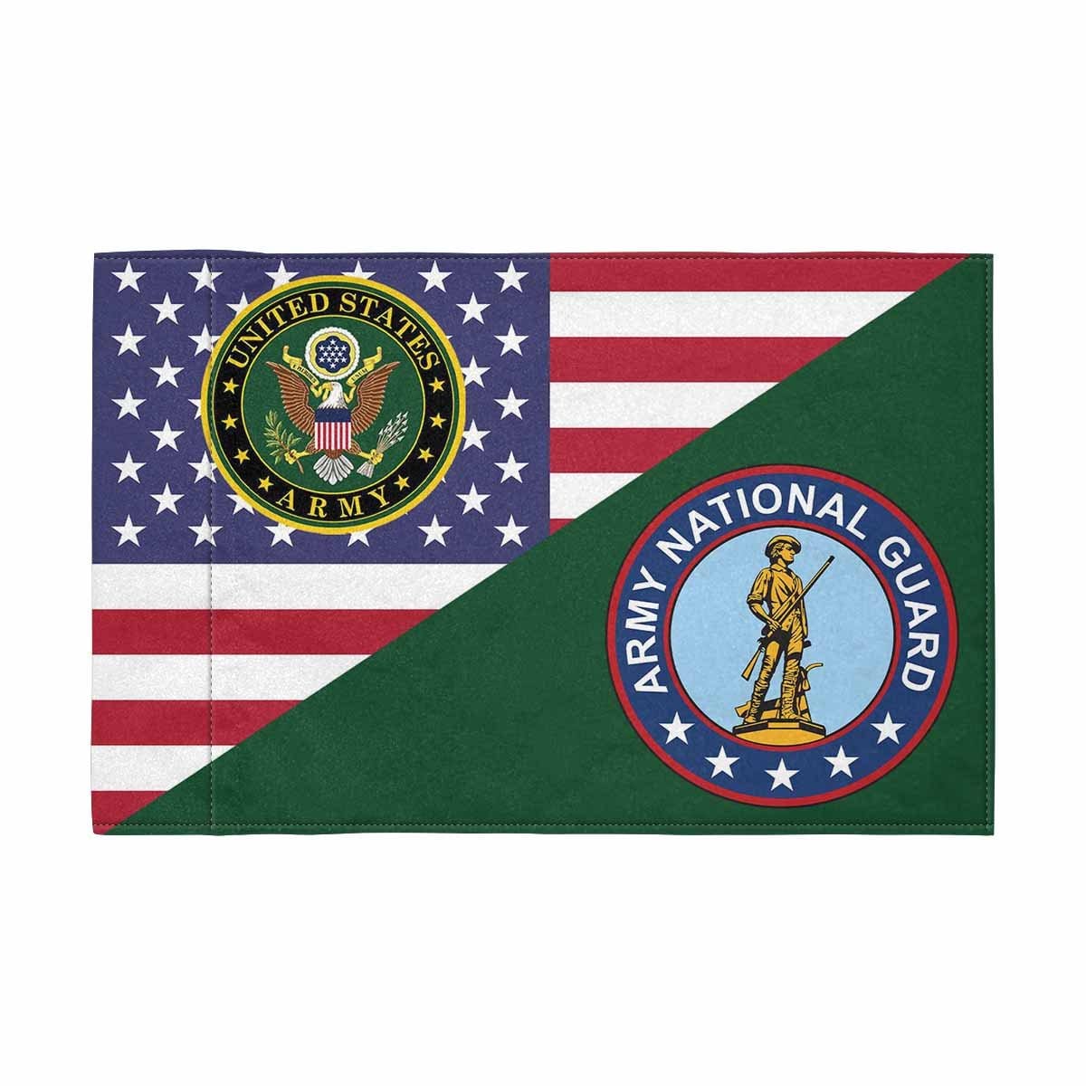 US Army National Guard Motorcycle Flag 9" x 6" Twin-Side Printing D01-Garden Flag-Veterans Nation