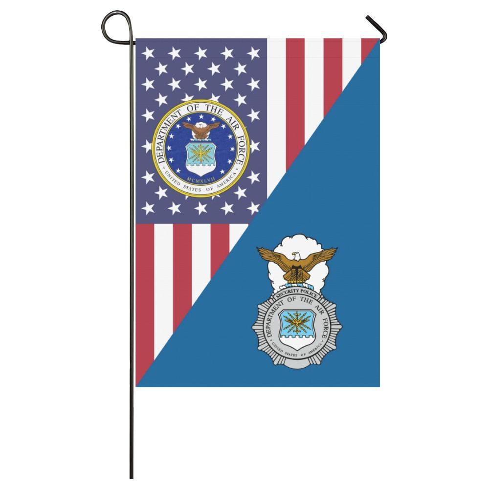 US Air Force Security Police House Flag 28 inches x 40 inches Twin-Side Printing-HouseFlag-USAF-Shield-Veterans Nation