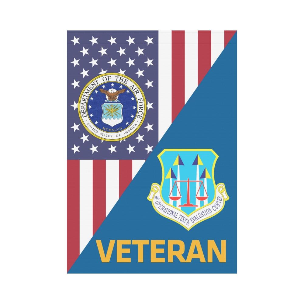 US Air Force Operational Test and Evaluation Center Veteran House Flag 28 inches x 40 inches Twin-Side Printing-HouseFlag-USAF-Shield-Veterans Nation