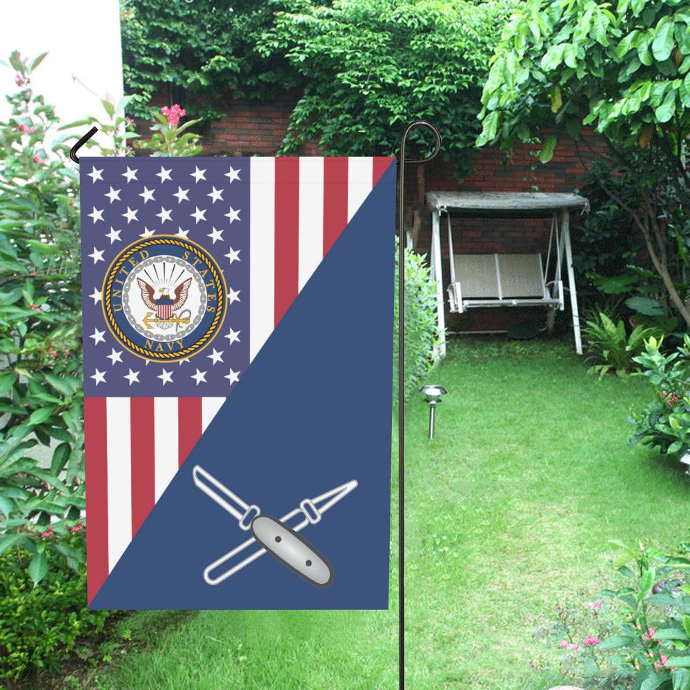 US Navy Lithographer Navy LI House Flag 28 inches x 40 inches Twin-Side Printing-HouseFlag-Navy-Rate-Veterans Nation