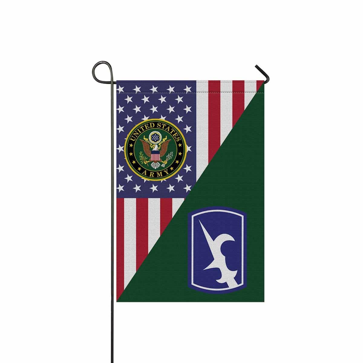 US ARMY 67TH BATTLEFIELD SURVEILLANCE BRIGADE Garden Flag/Yard Flag 12 inches x 18 inches Twin-Side Printing-GDFlag-Army-CSIB-Veterans Nation