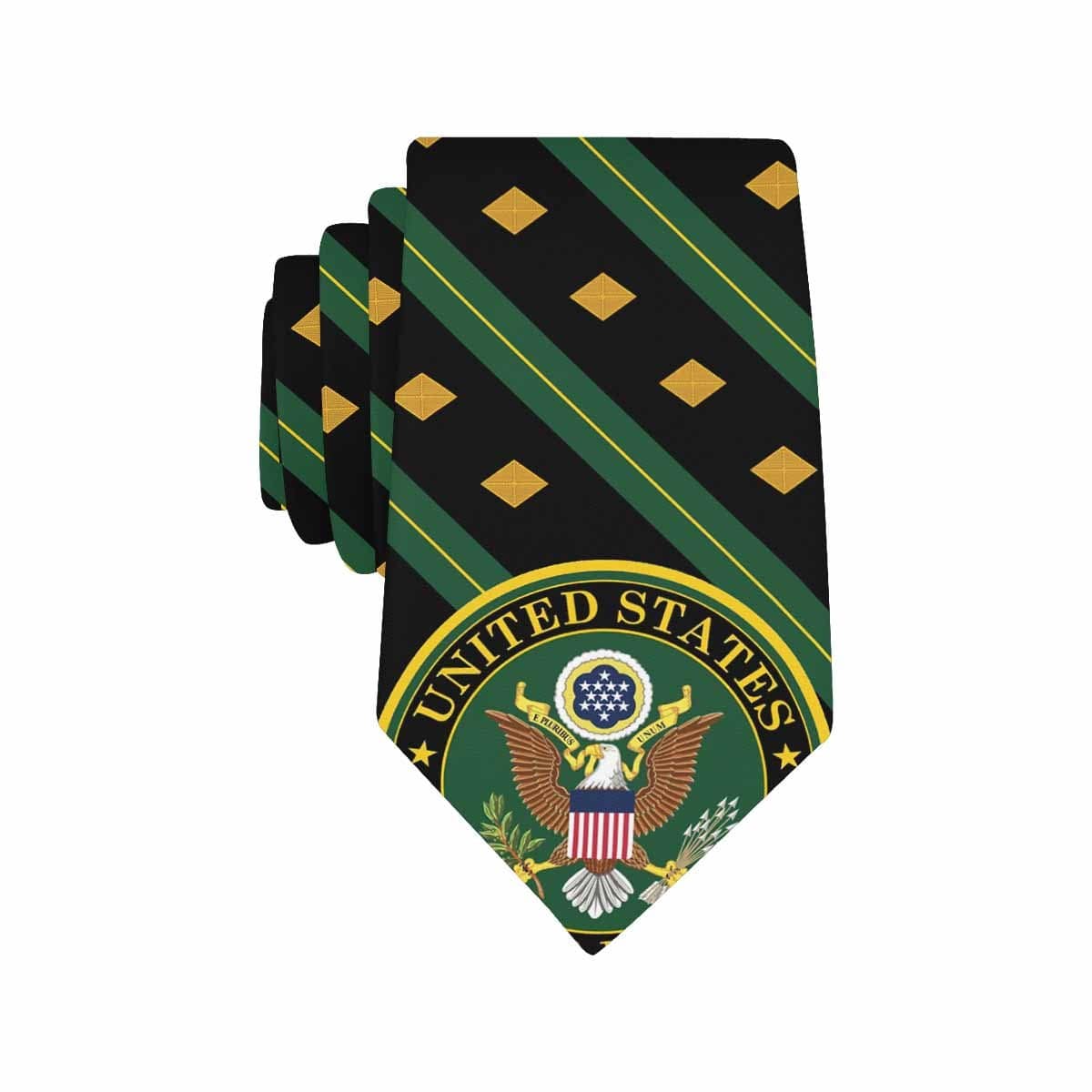 US Army Finance Corps Classic Necktie (Two Sides)-Necktie-Army-Branch-Veterans Nation