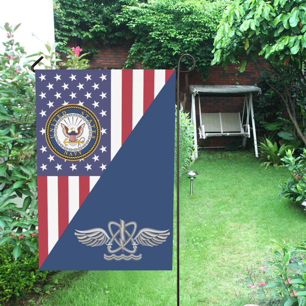 US Navy Naval aircrewman Navy AW House Flag 28 inches x 40 inches Twin-Side Printing-HouseFlag-Navy-Rate-Veterans Nation