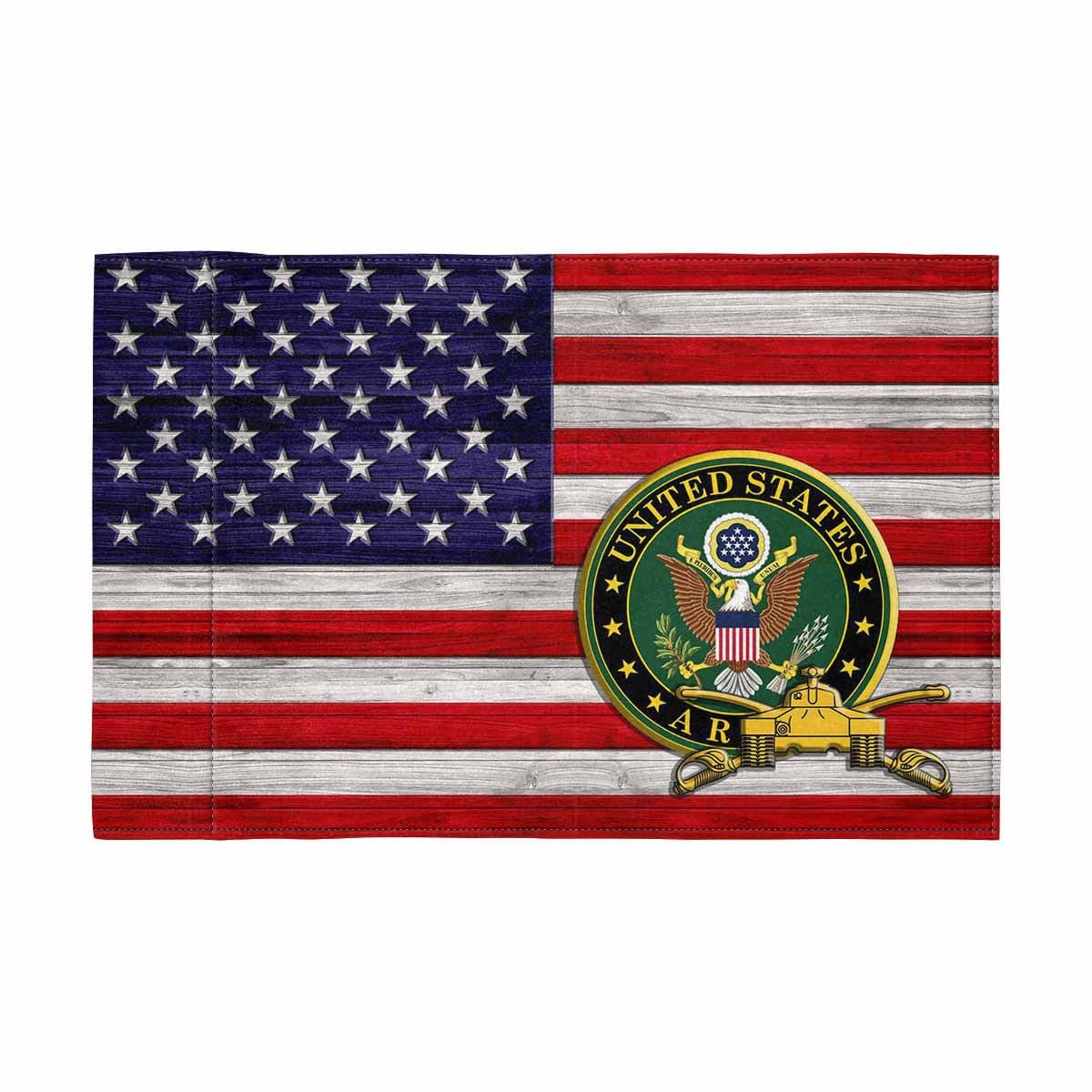 Armor Motorcycle Flag 9" x 6" Twin-Side Printing D02-Garden Flag-Veterans Nation