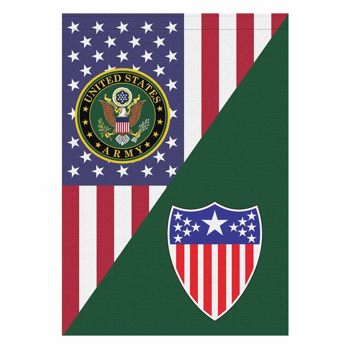 US Army Adjutant General House Flag 28 Inch x 40 Inch Twin-Side Printing-HouseFlag-Army-Branch-Veterans Nation