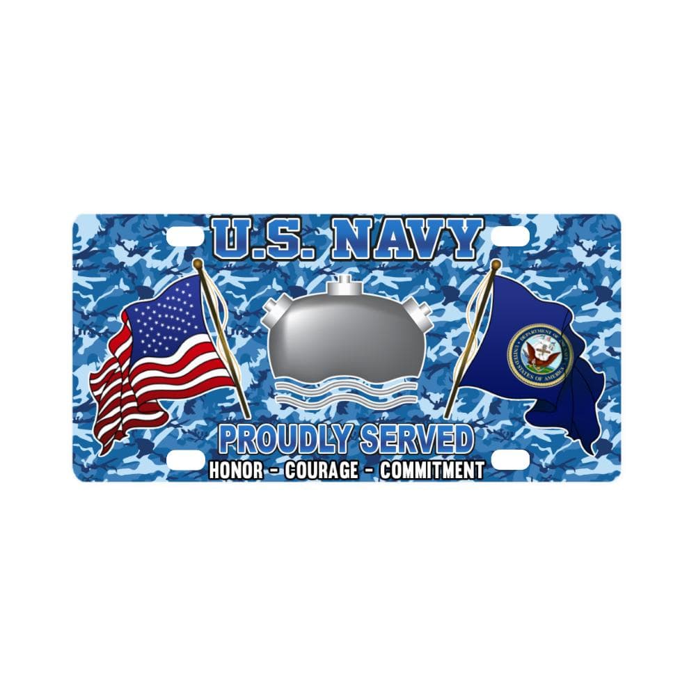 U.S Navy Mineman Navy MN - Classic License Plate-LicensePlate-Navy-Rate-Veterans Nation