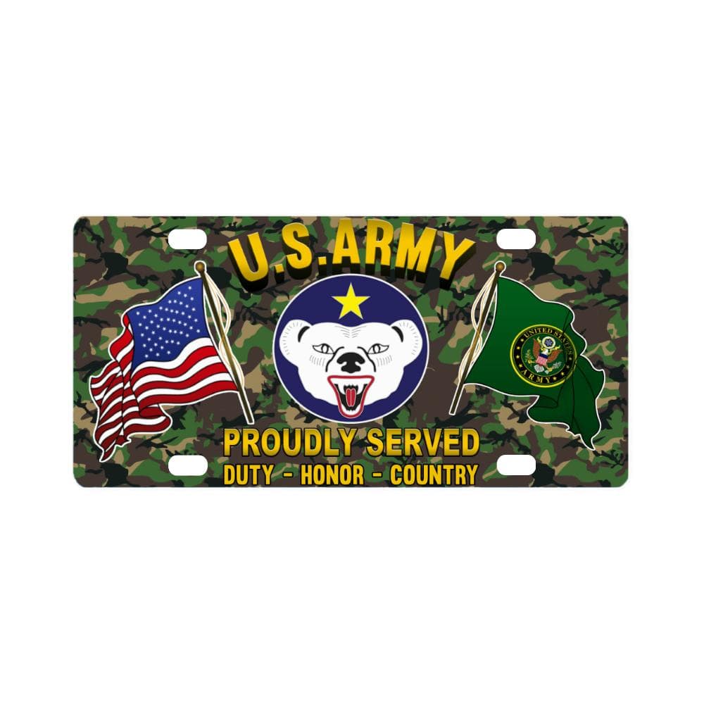 US ARMY CSIB ALASKA- Classic License Plate-LicensePlate-Army-CSIB-Veterans Nation