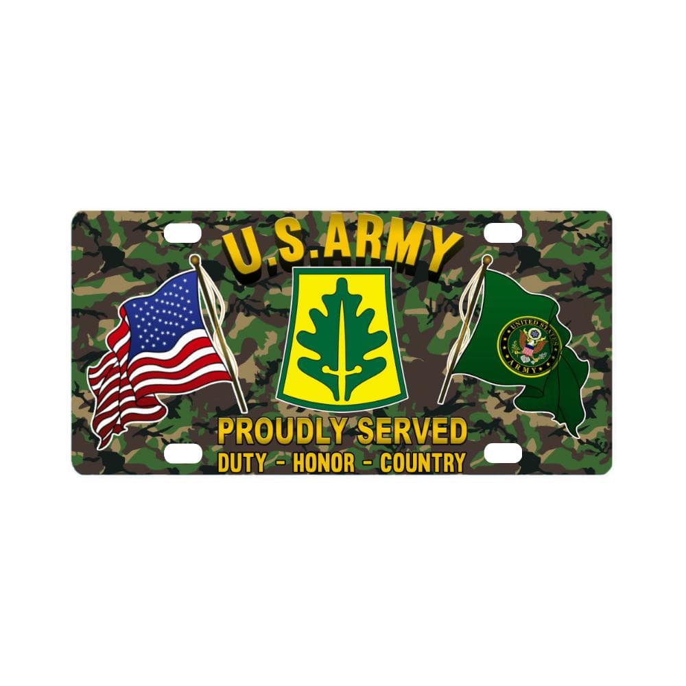 US ARMY 333RD MILITARY POLICE BRIGADE- Classic License Plate-LicensePlate-Army-CSIB-Veterans Nation