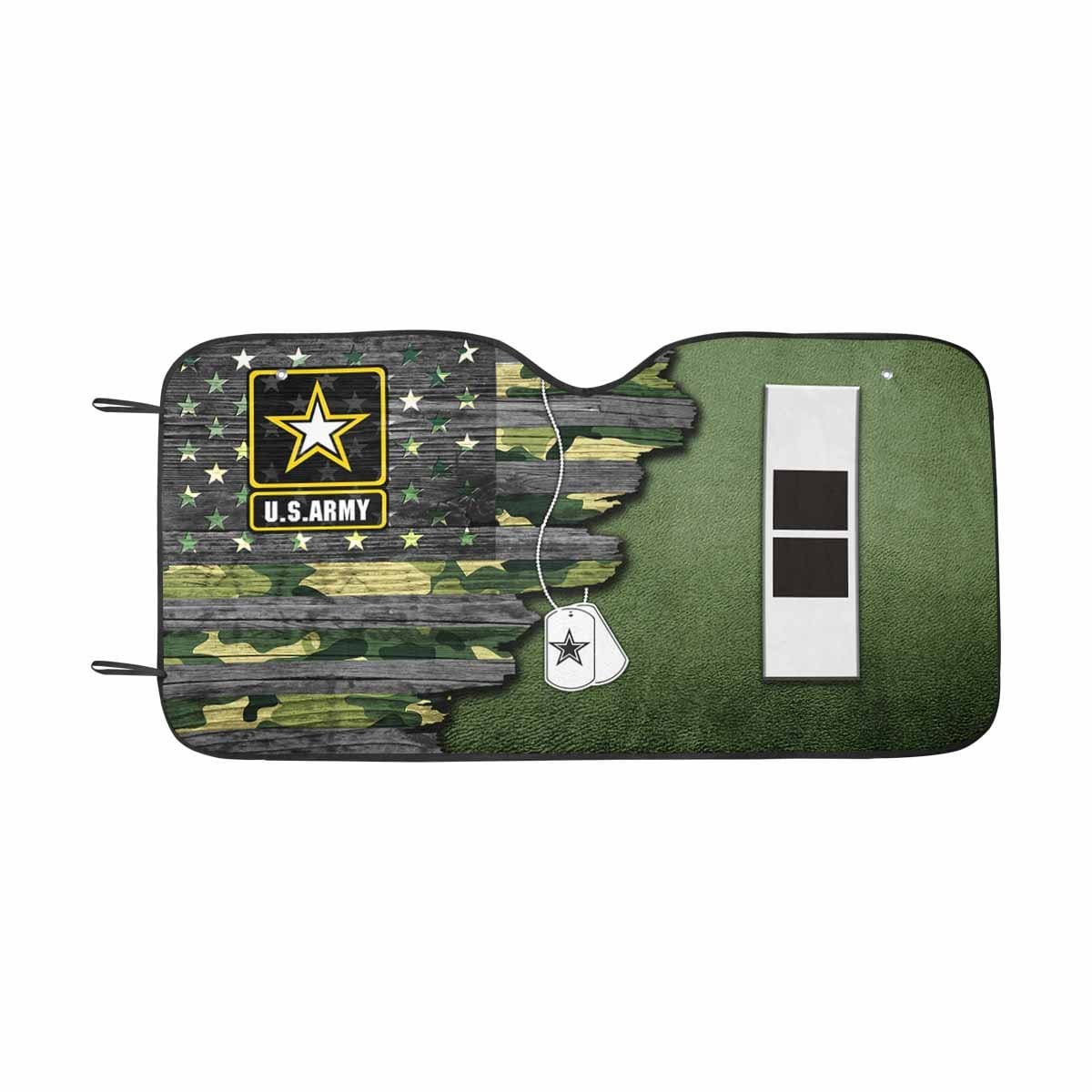US Army W-2 Chief Warrant Officer 2 W2 CW2 Warrant Officer Ranks Auto Sun Shade 55 Inches x 29.53 Inches-Sunshade-Army-Ranks-Veterans Nation