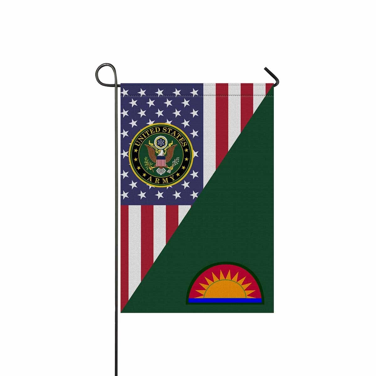US ARMY 41ST INFANTRY BRIGADE COMBAT TEAM Garden Flag/Yard Flag 12 inches x 18 inches Twin-Side Printing-GDFlag-Army-CSIB-Veterans Nation