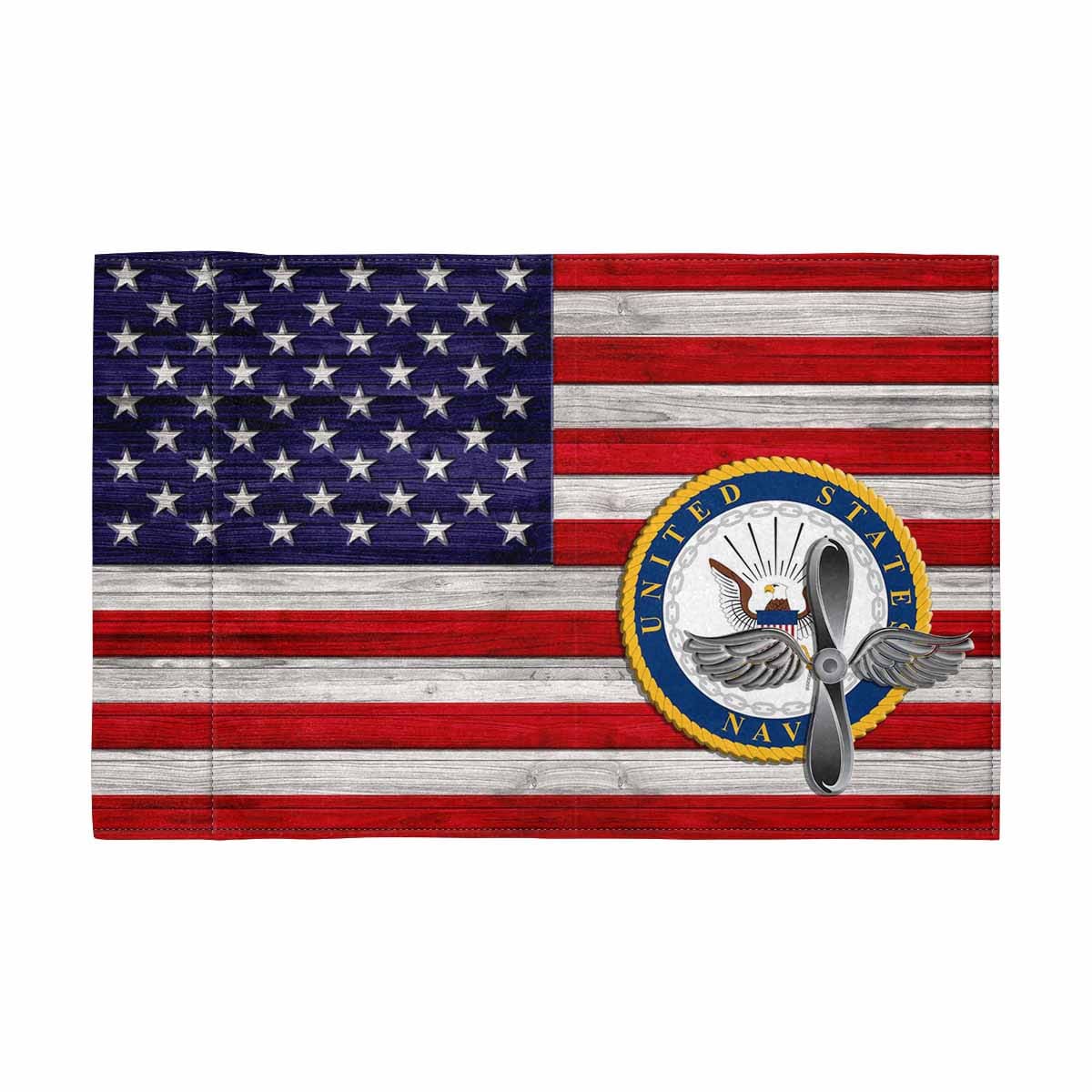 US Navy Aviation machinist_s mate Navy AD Motorcycle Flag 9" x 6" Twin-Side Printing D02-MotorcycleFlag-Navy-Veterans Nation